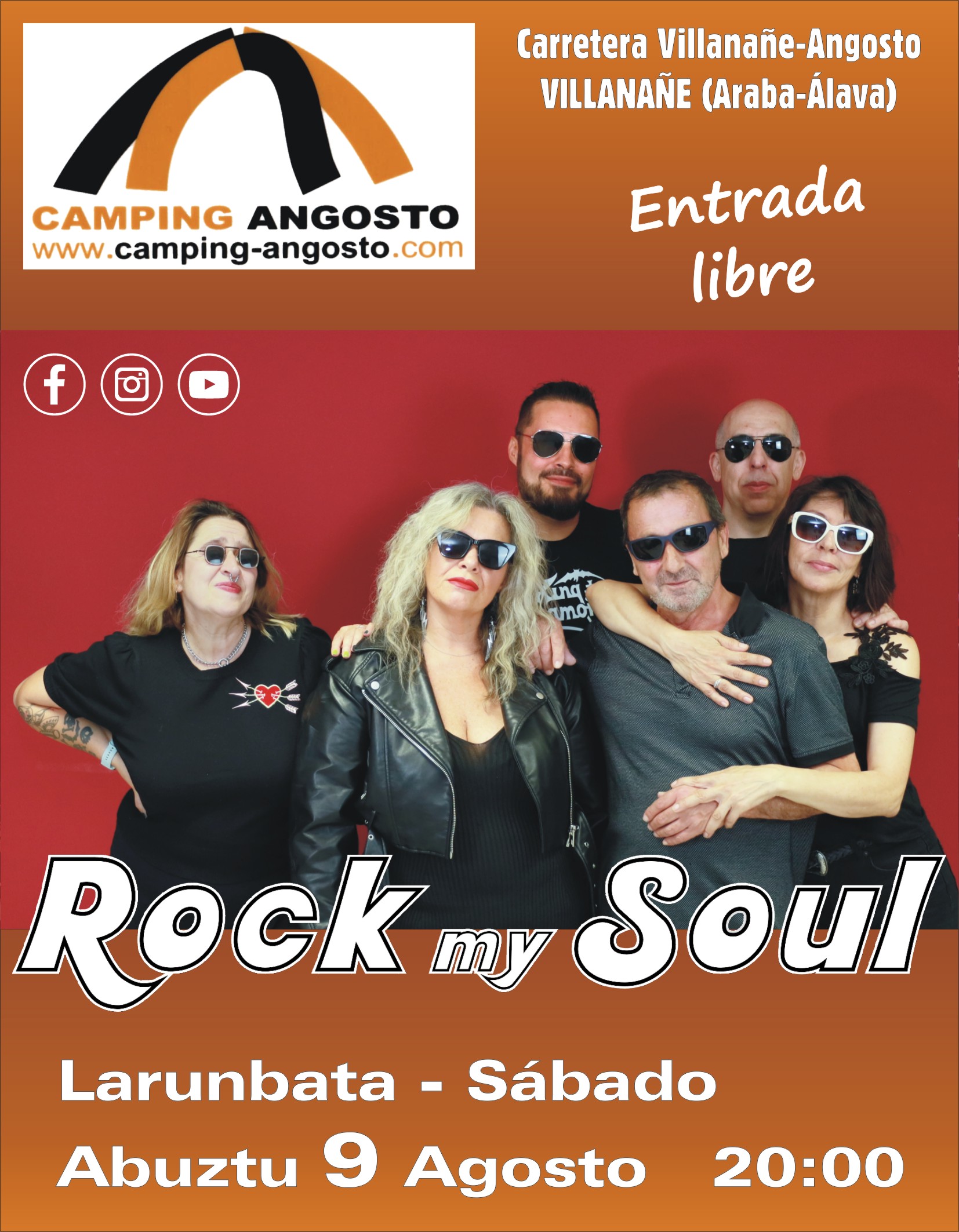 Rock my Soul en el Camping de Angosto